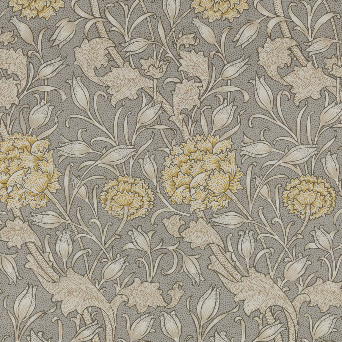 William Morris Wild Tulip Made to Measure Curtain Limestone