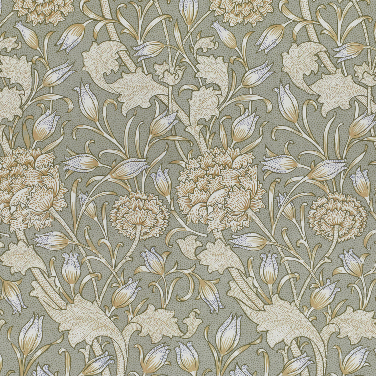 William Morris Wild Tulip Made to Measure Curtain Sage