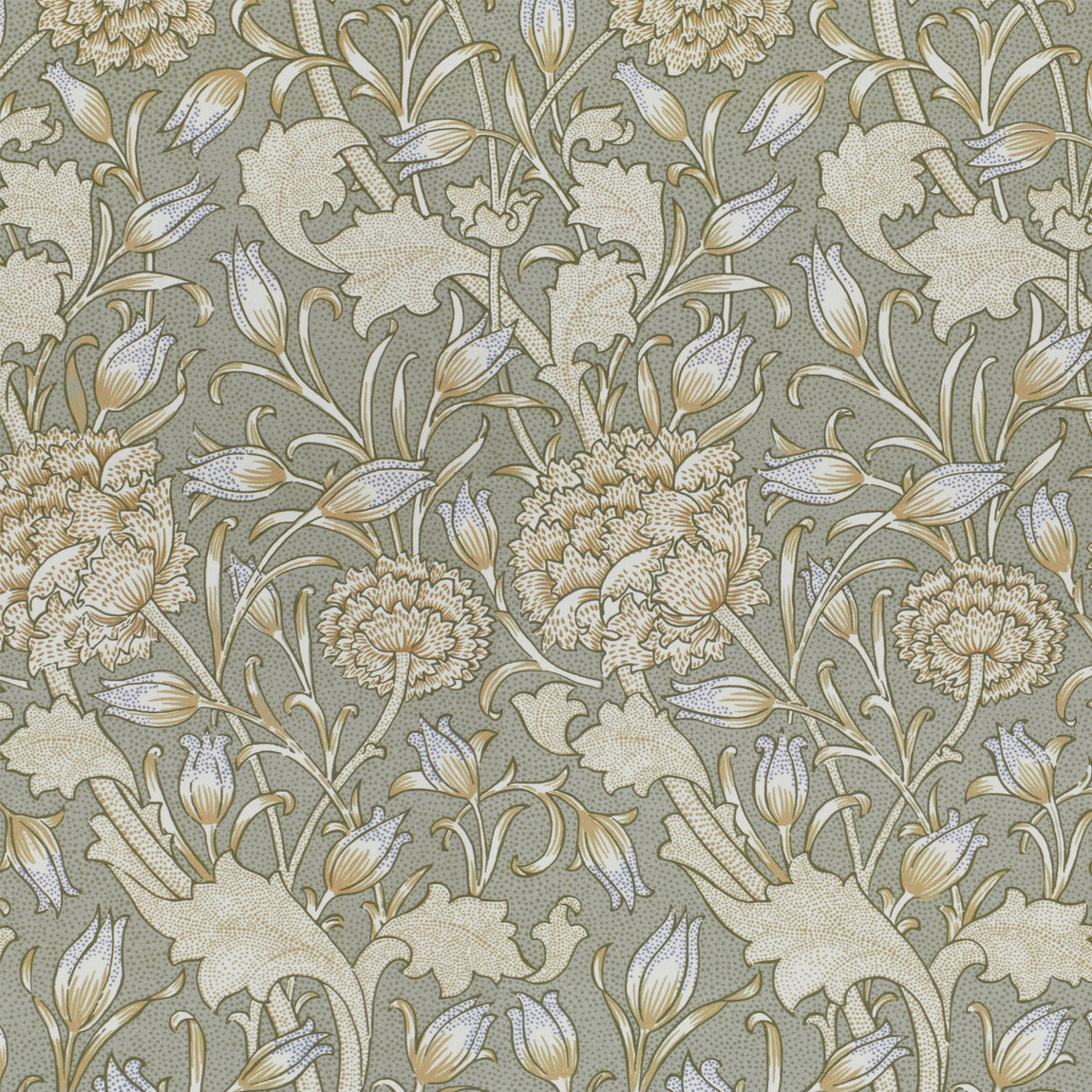 William Morris Wild Tulip Made to Measure Curtain Sage