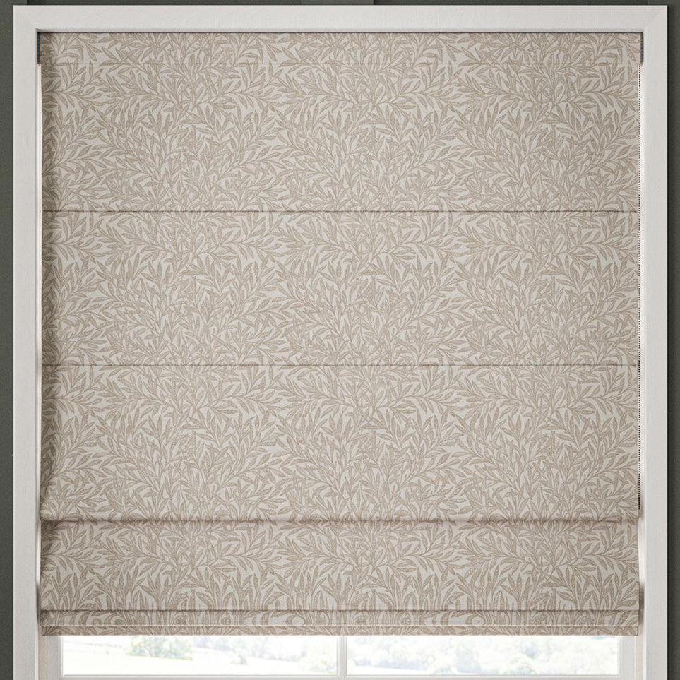William Morris Willow Made to Measure Roman Blind Jute