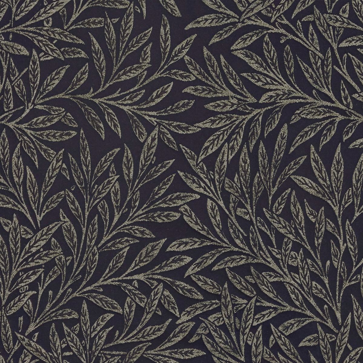 William Morris Willow Woven Made to Measure Roman Blind Indigo