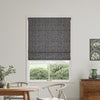 William Morris Willow Woven Made to Measure Roman Blind Indigo