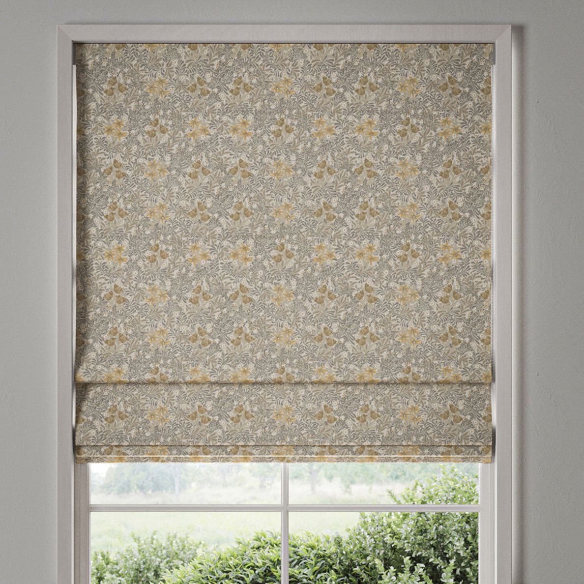 William Morris Bower Made To Measure Roman Blind Barley