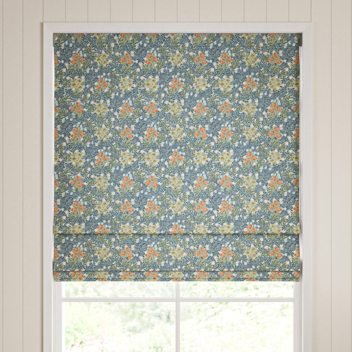 William Morris Bower Made To Measure Curtains Bluebird