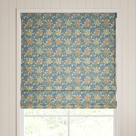 William Morris Bower Made To Measure Roman Blind Bluebird