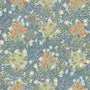 William Morris Bower Made To Measure Curtains Bluebird Sample Image