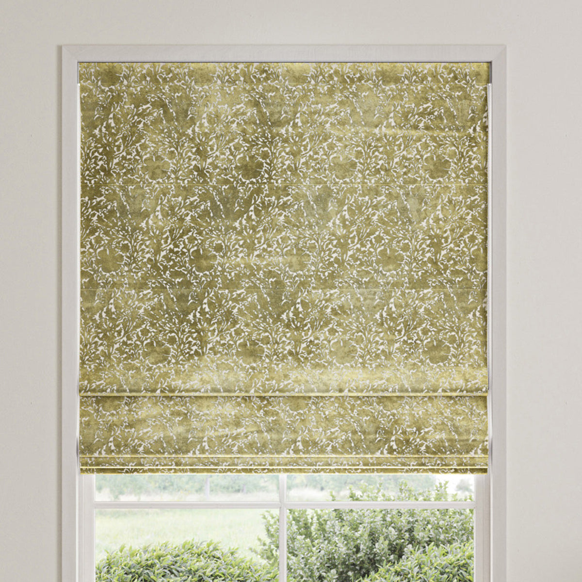 William Morris Compton Silhouette Velvet Made To Measure Curtains Apple