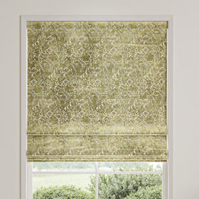 William Morris Compton Silhouette Velvet Made To Measure Roman Blind Apple