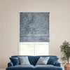 William Morris Compton Silhouette Velvet Made To Measure Roman Blind Indigo