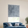 William Morris Compton Silhouette Velvet Made To Measure Roman Blind Indigo