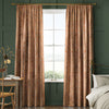 William Morris Compton Silhouette Velvet Made To Measure Roman Blind Terracotta