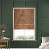 William Morris Compton Silhouette Velvet Made To Measure Roman Blind Terracotta