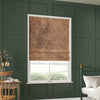 William Morris Compton Silhouette Velvet Made To Measure Roman Blind Terracotta