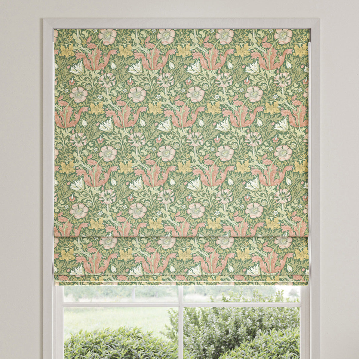William Morris Compton Velvet Made To Measure Curtains Apple