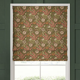 William Morris Compton Velvet Made To Measure Roman Blind Brick