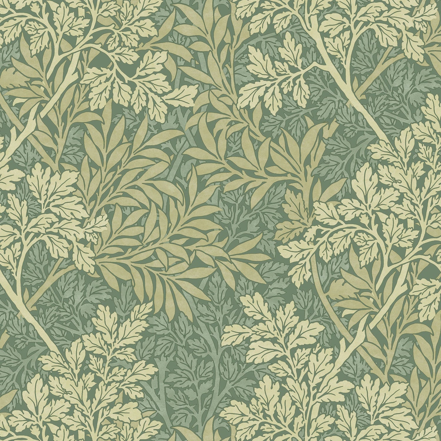 William Morris Foliage Made To Measure Curtains Apple