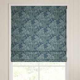 William Morris Foliage Made To Measure Roman Blind Indigo