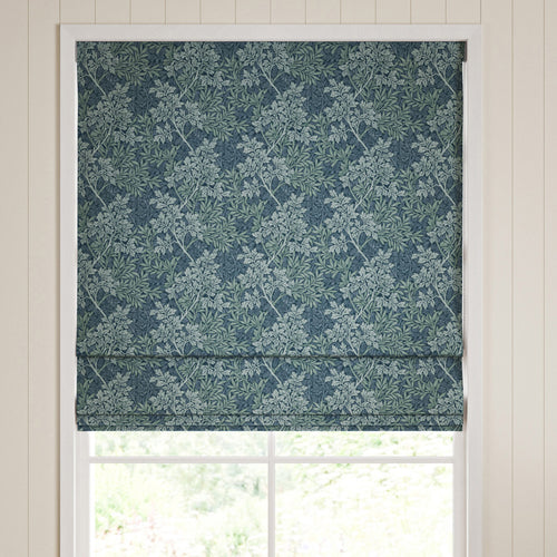 William Morris Foliage Made To Measure Roman Blind Indigo