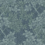 William Morris Foliage Made To Measure Curtains Indigo Sample Image
