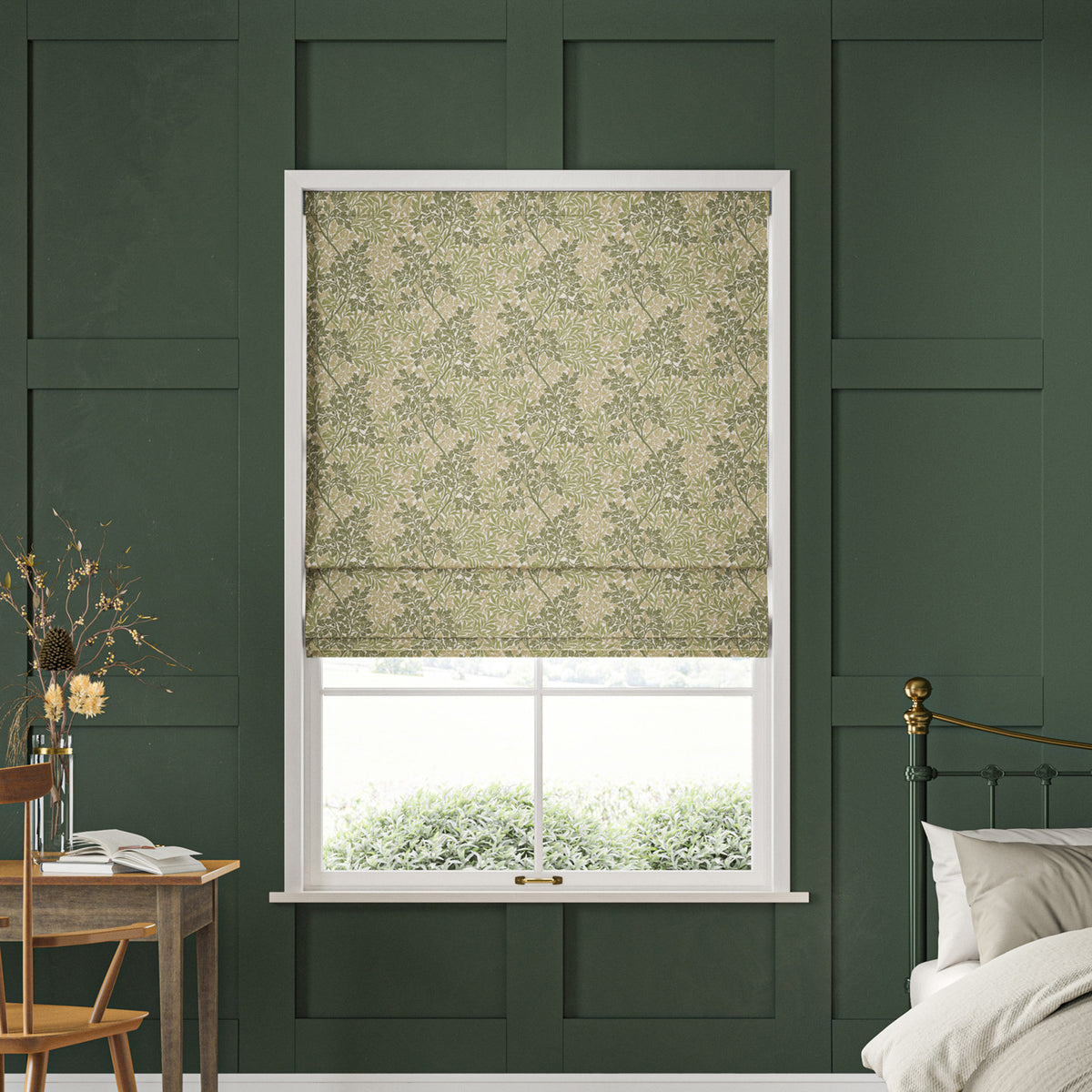 William Morris Foliage Made To Measure Roman Blind Fern