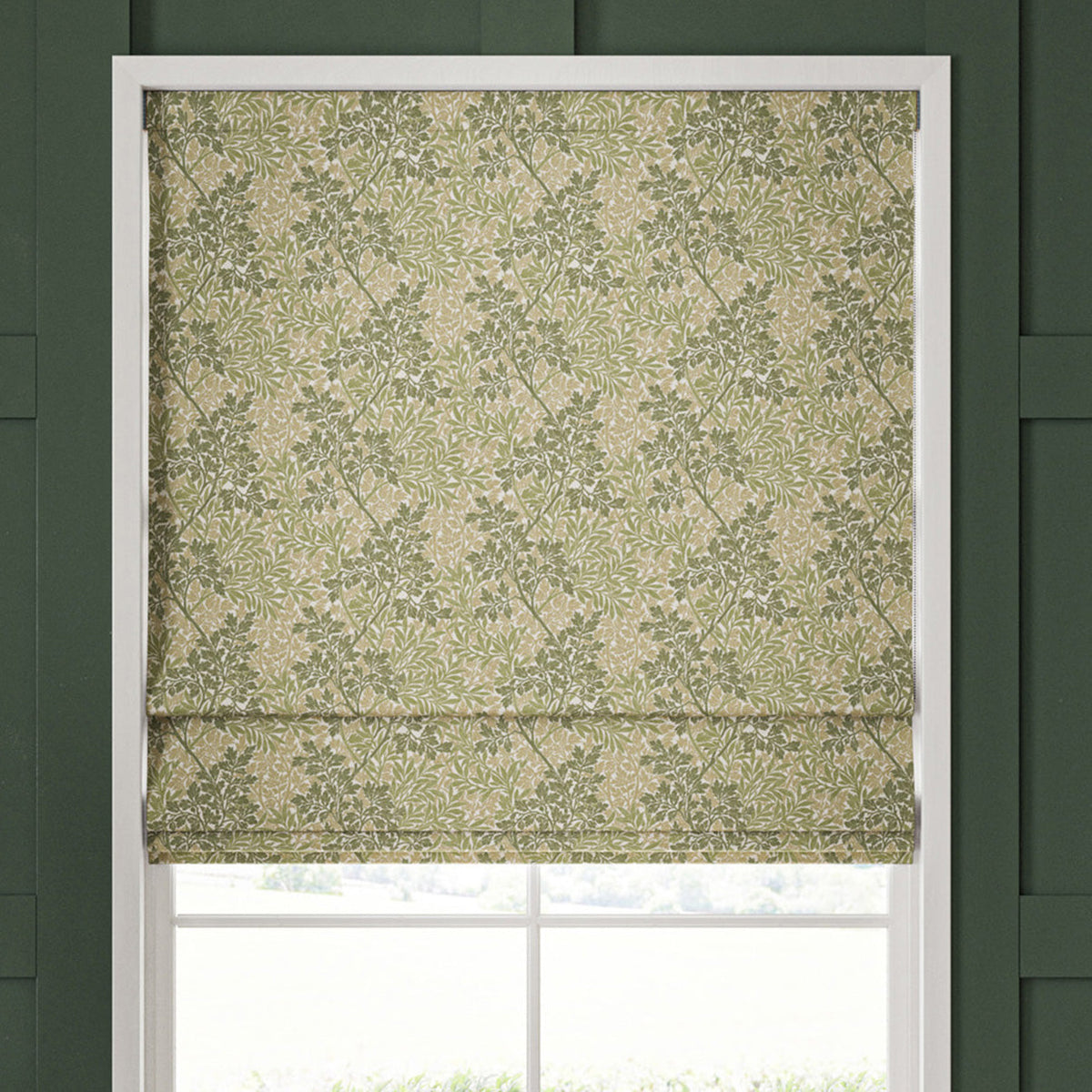 William Morris Foliage Made To Measure Curtains Fern
