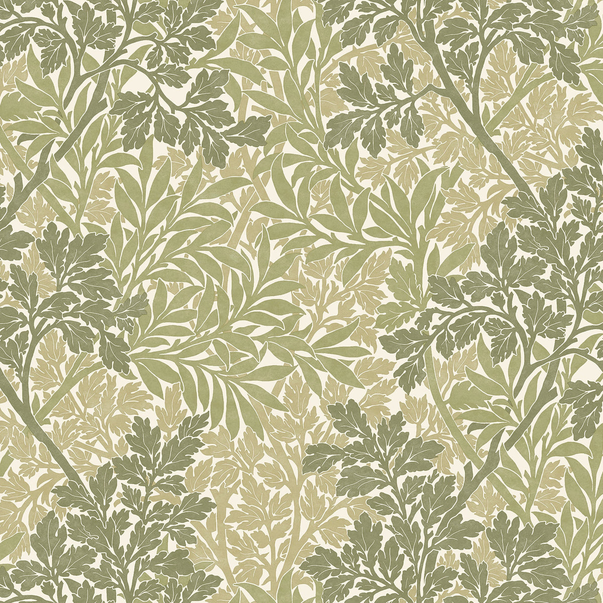 William Morris Foliage Made To Measure Curtains Fern