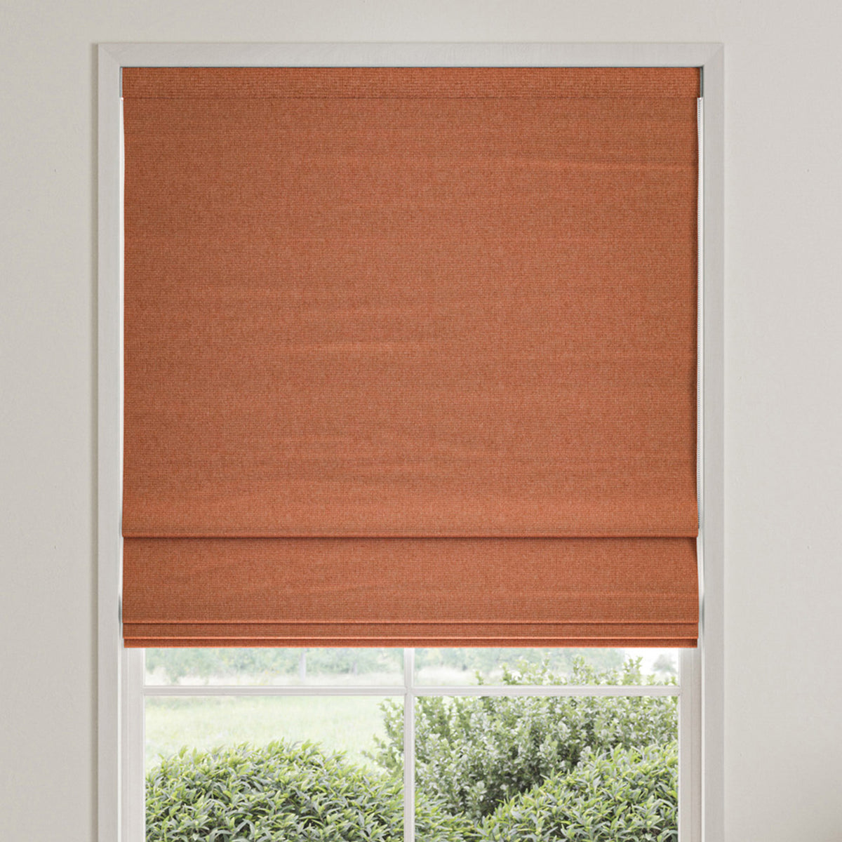William Morris Reed Made To Measure Roman Blind Rhubarb