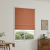 William Morris Reed Made To Measure Roman Blind Rhubarb