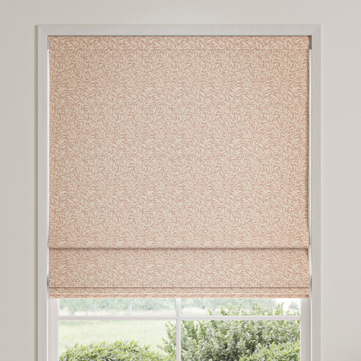 William Morris Willow Bough Woven Made To Measure Roman Blind Blossom