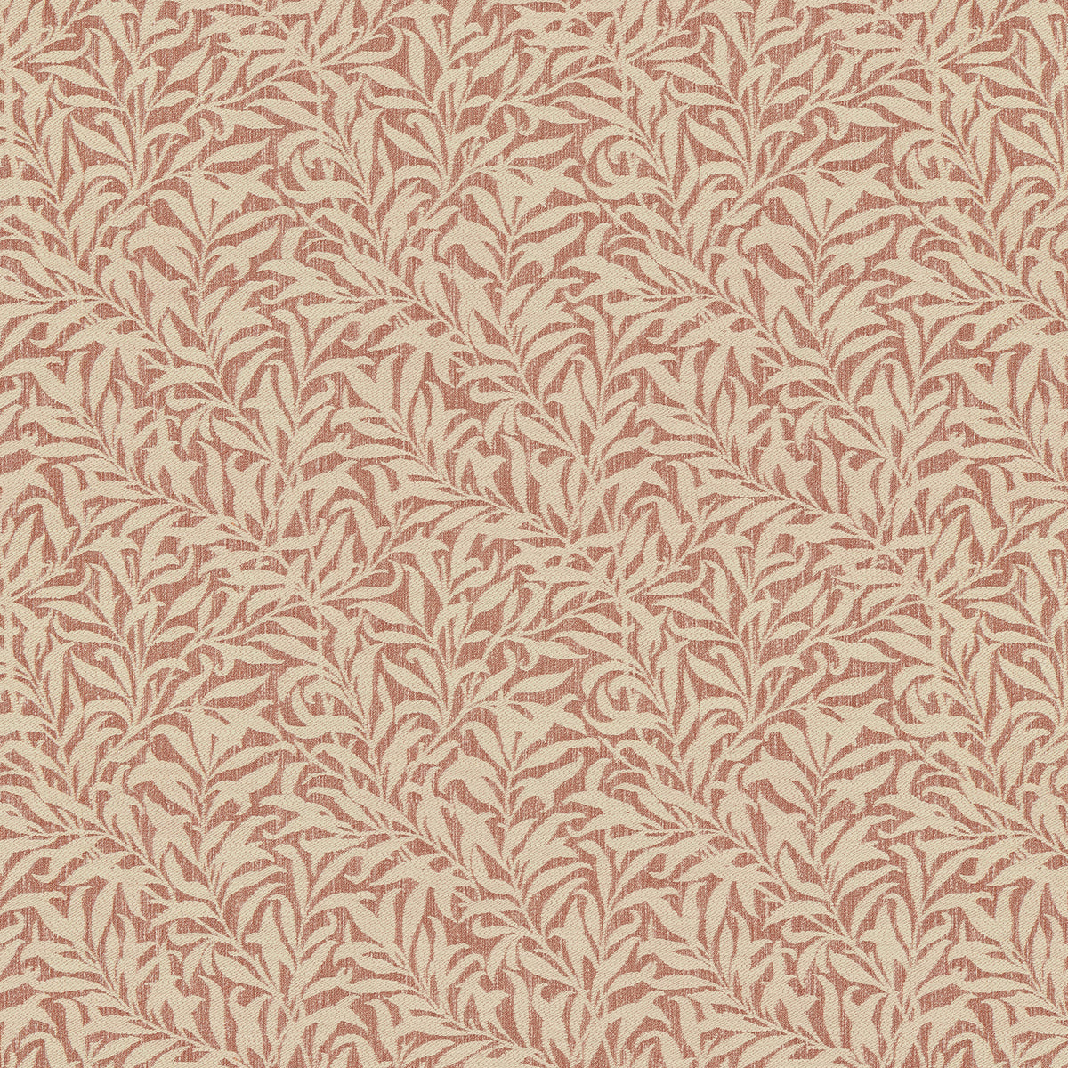 William Morris Willow Bough Woven Made To Measure Roman Blind Brick