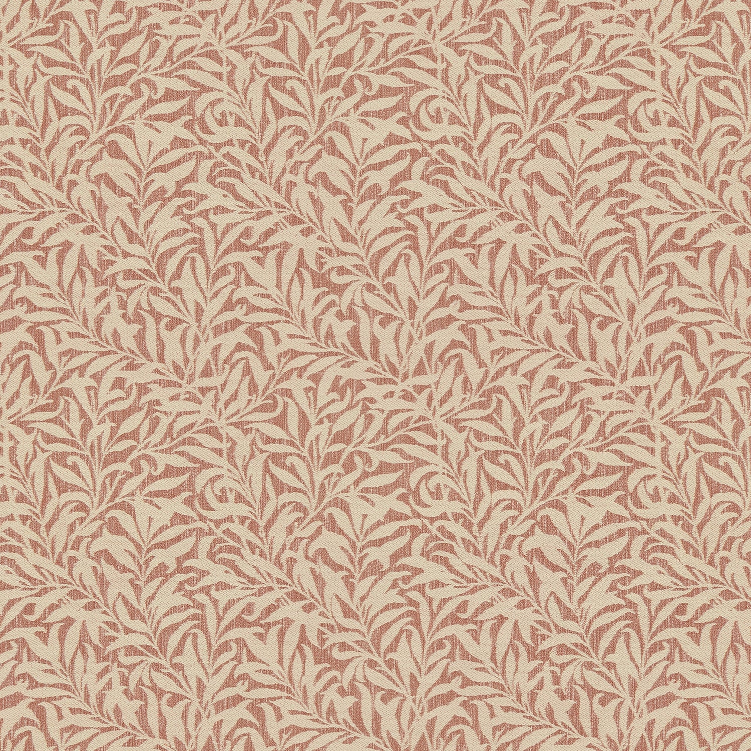 William Morris Willow Bough Woven Made To Measure Curtains Brick