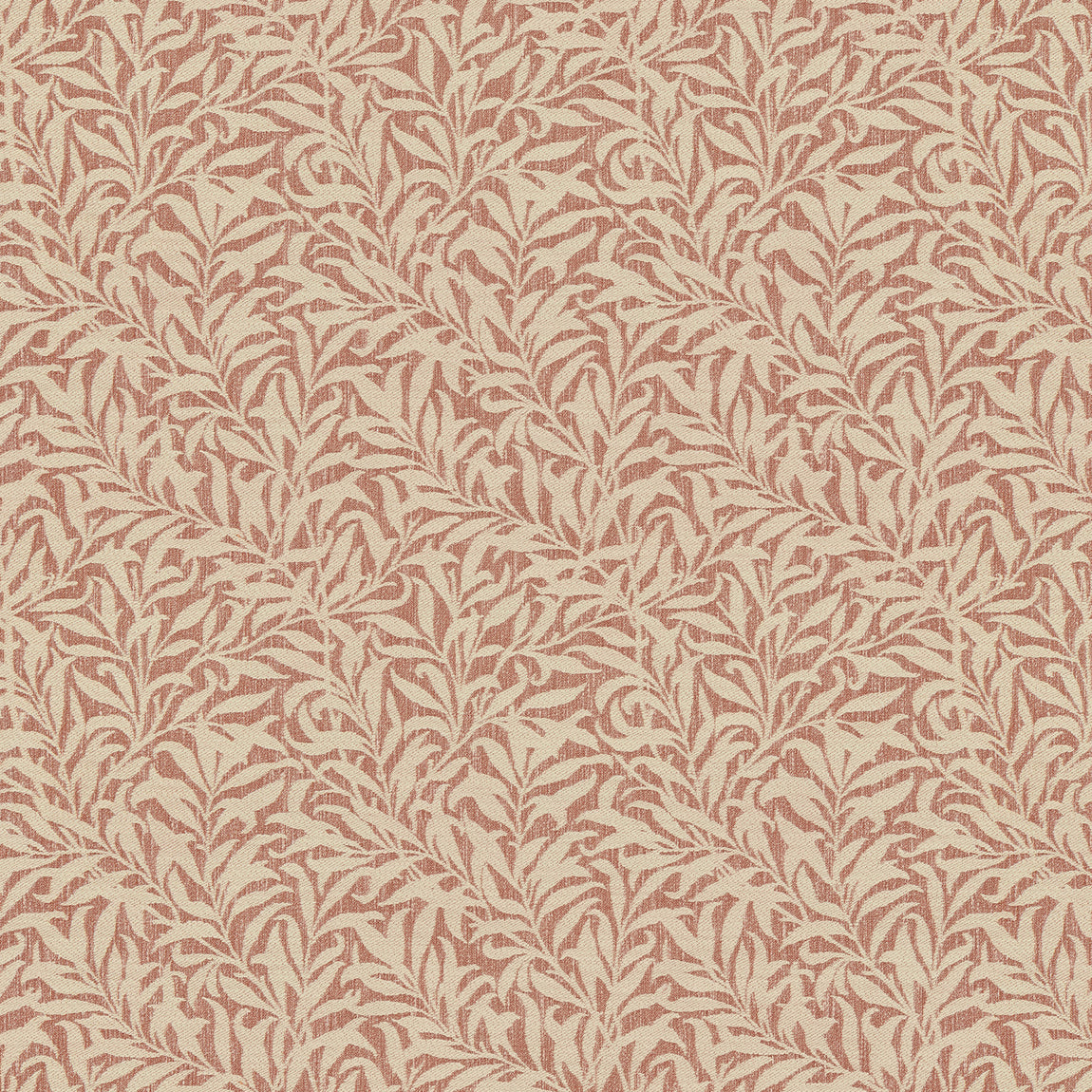 William Morris Willow Bough Woven Made To Measure Roman Blind Brick