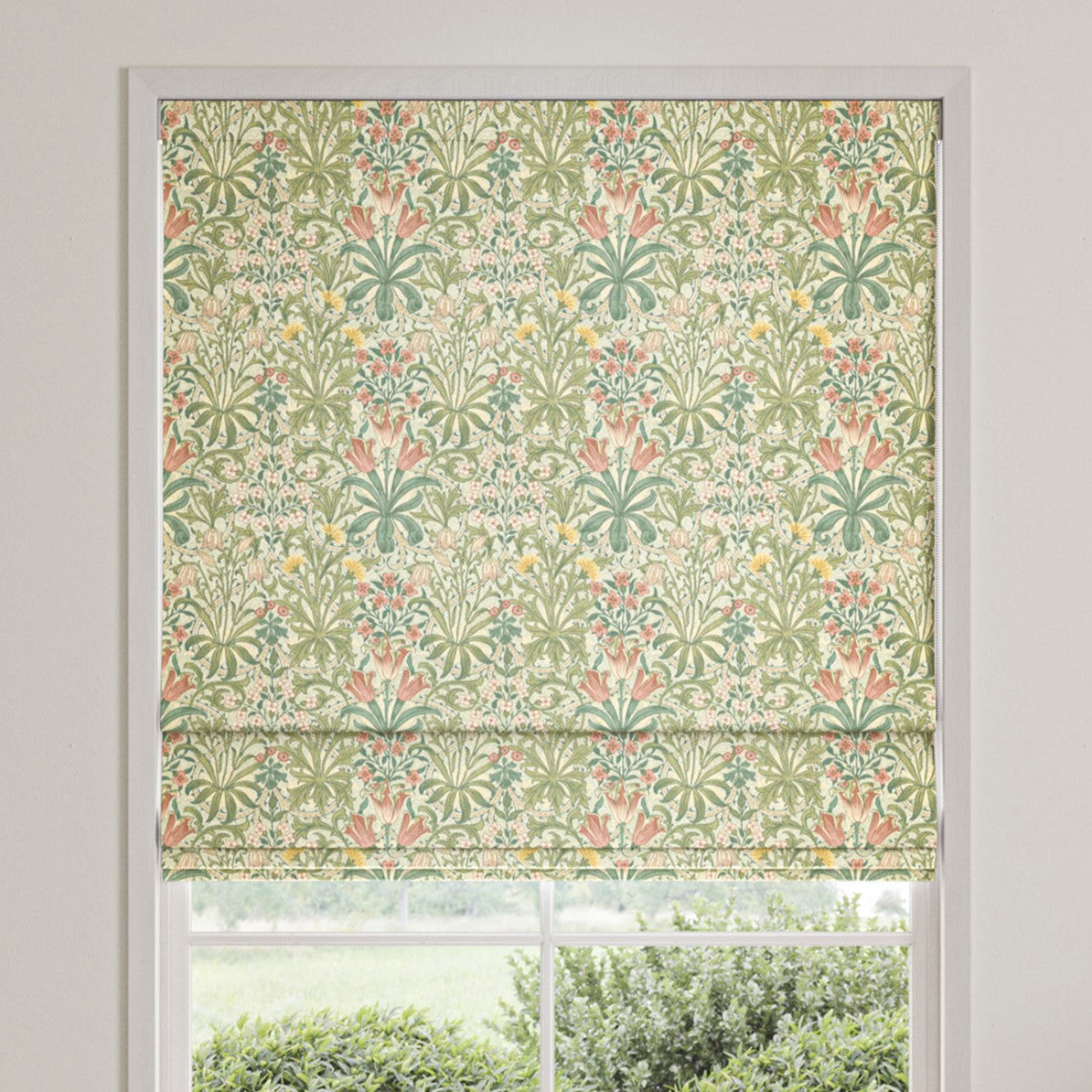 William Morris Woodland Weeds Made To Measure Curtains Apple