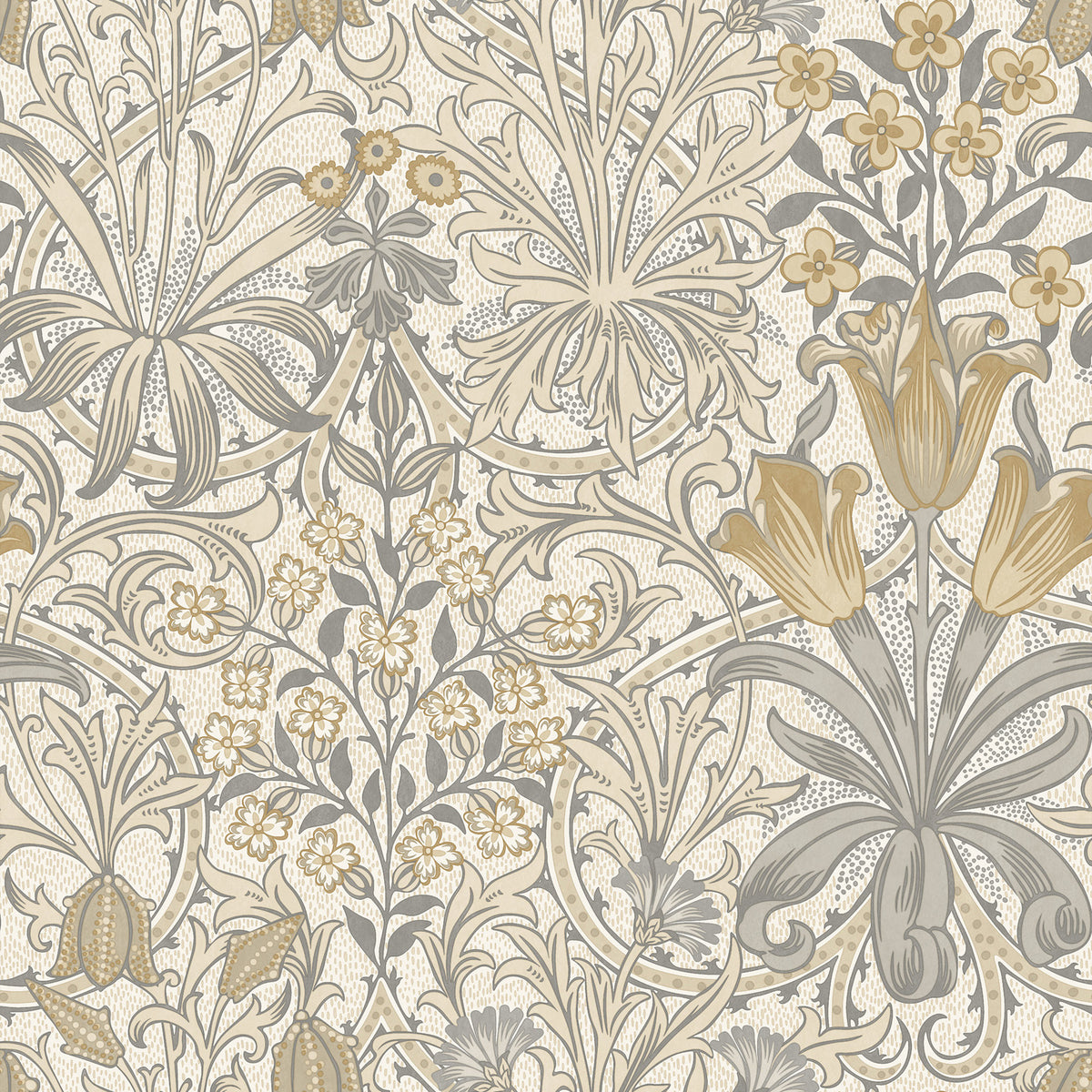 William Morris Woodland Weeds Made To Measure Roman Blind Barley