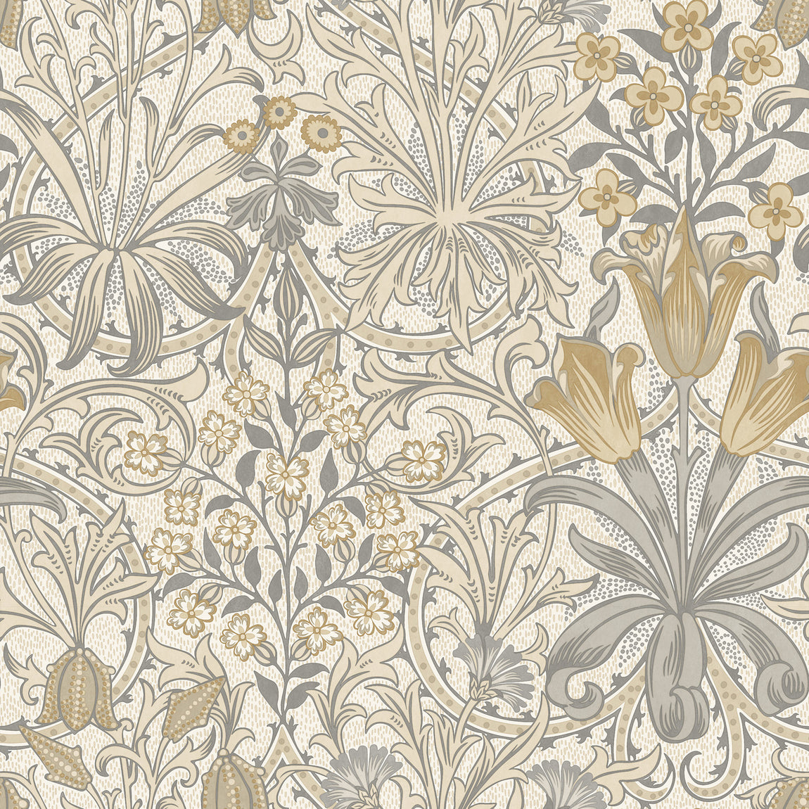 William Morris Woodland Weeds Made To Measure Roman Blind Barley