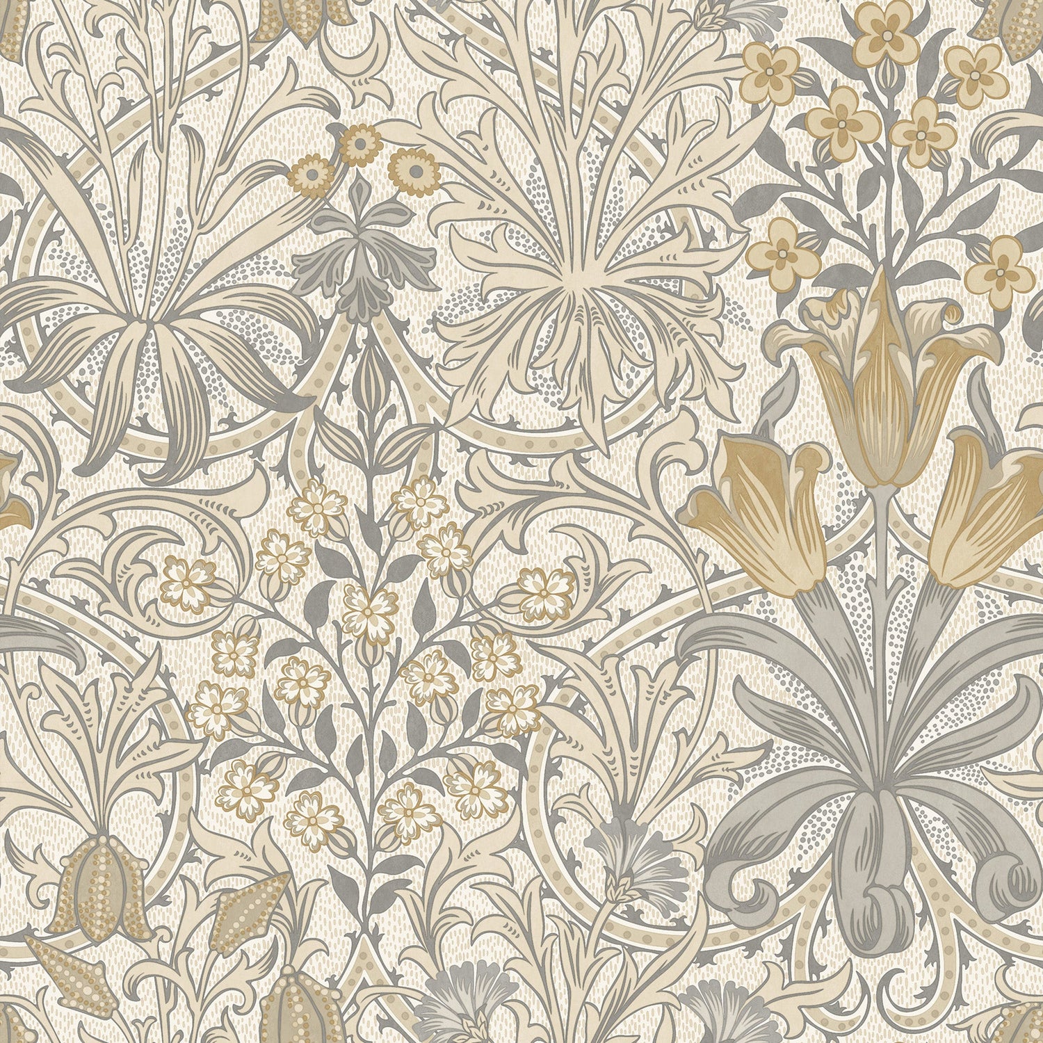 William Morris Woodland Weeds Made To Measure Curtains Barley