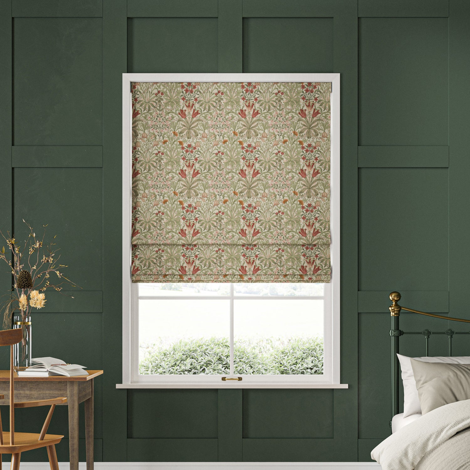 William Morris Woodland Weeds Made To Measure Roman Blind Fern