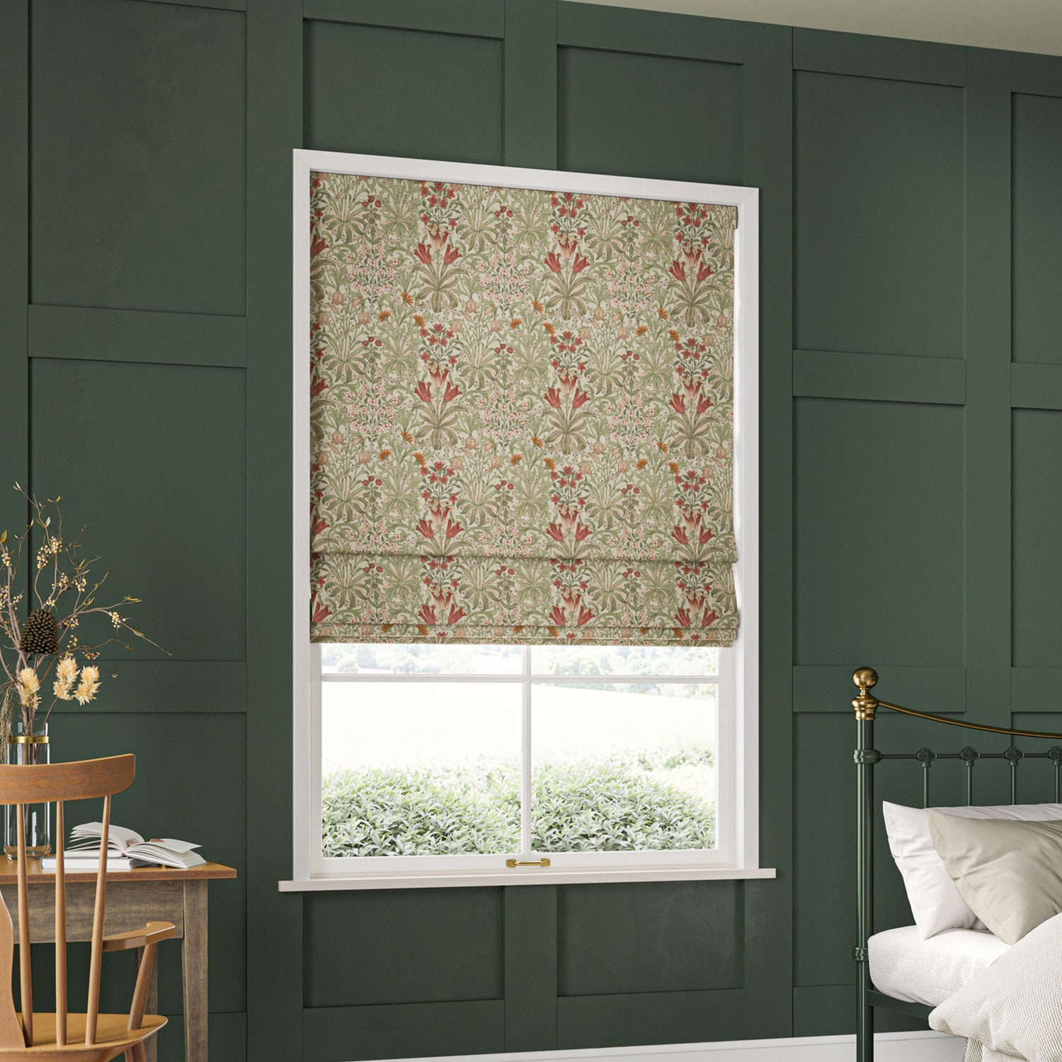 William Morris Woodland Weeds Made To Measure Roman Blind Fern