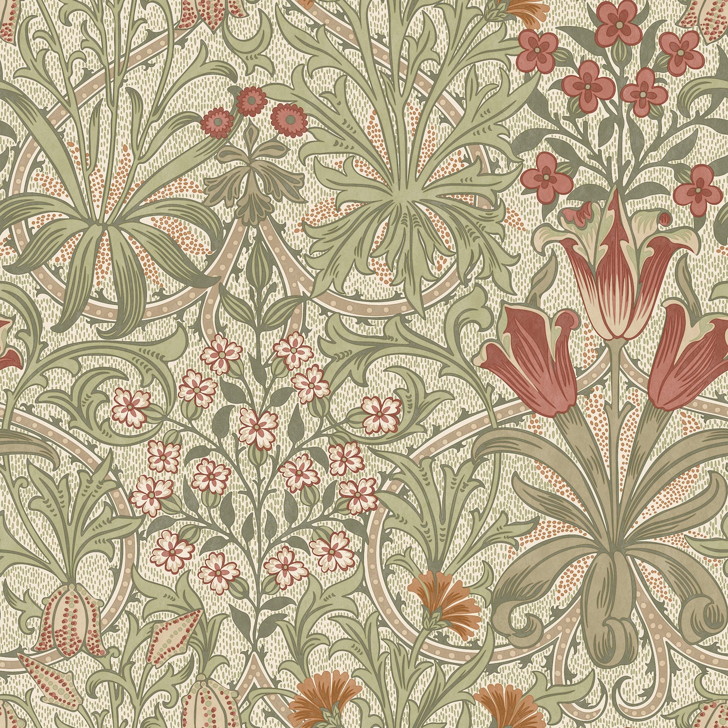 William Morris Woodland Weeds Made To Measure Roman Blind Fern
