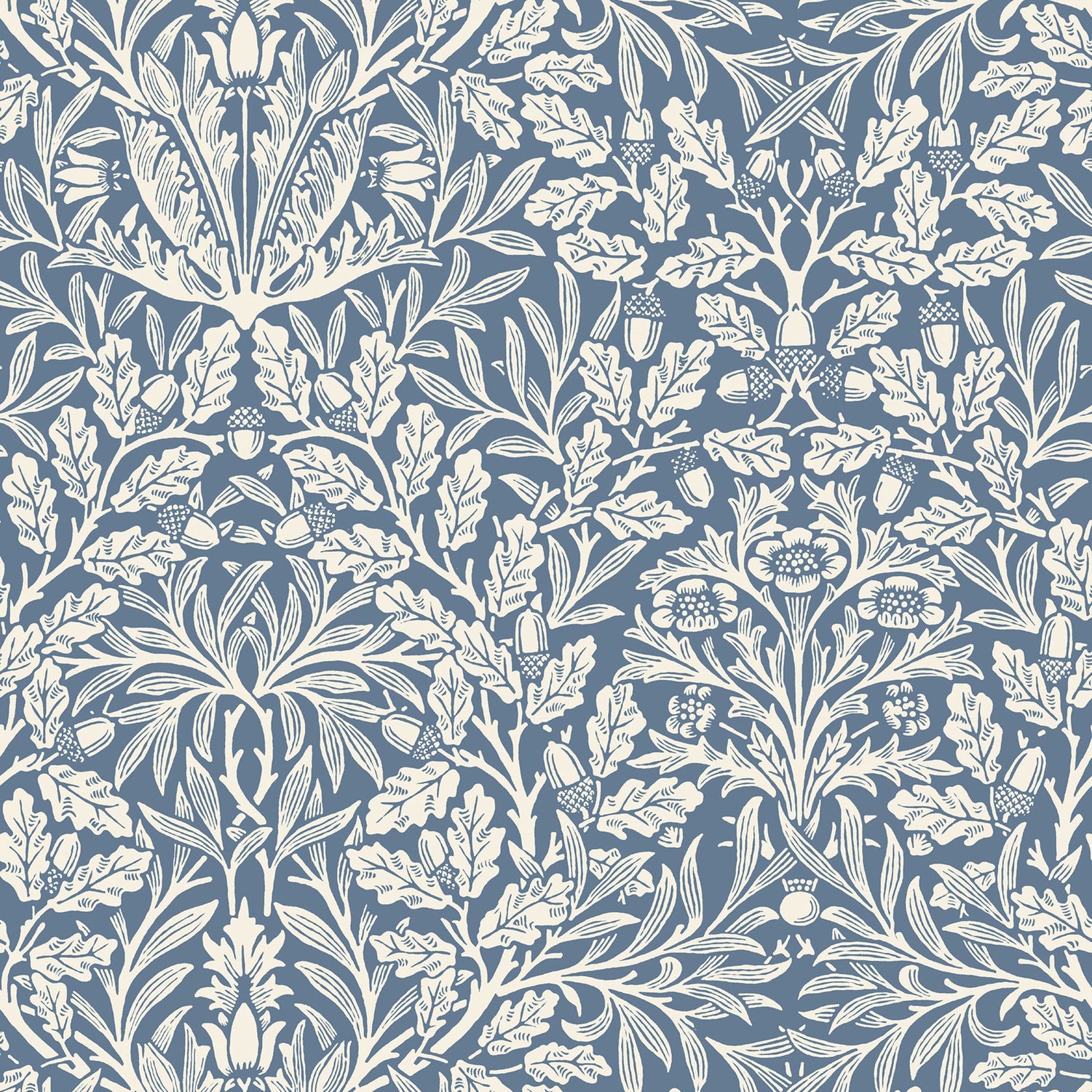 William Morris Acorn Made To Measure Curtains River