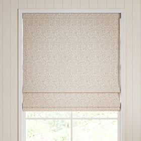 William Morris Bird And Anemone Woven Made To Measure Roman Blind Flax