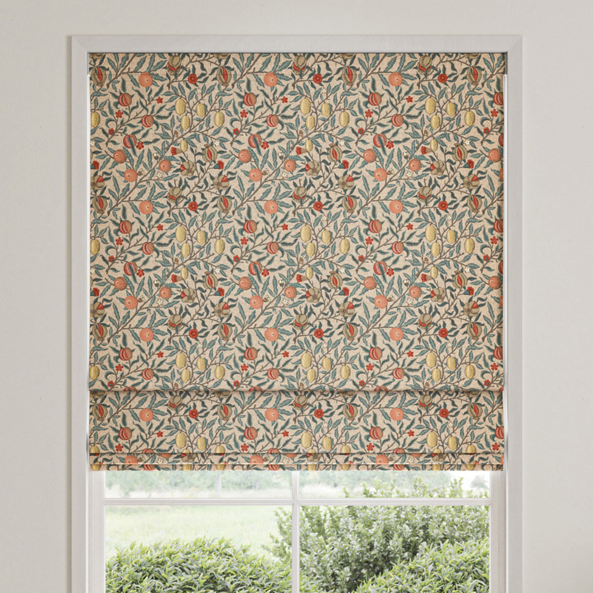 William Morris Fruit Made To Measure Curtains Clay