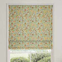 William Morris Fruit Made To Measure Roman Blind Lichen