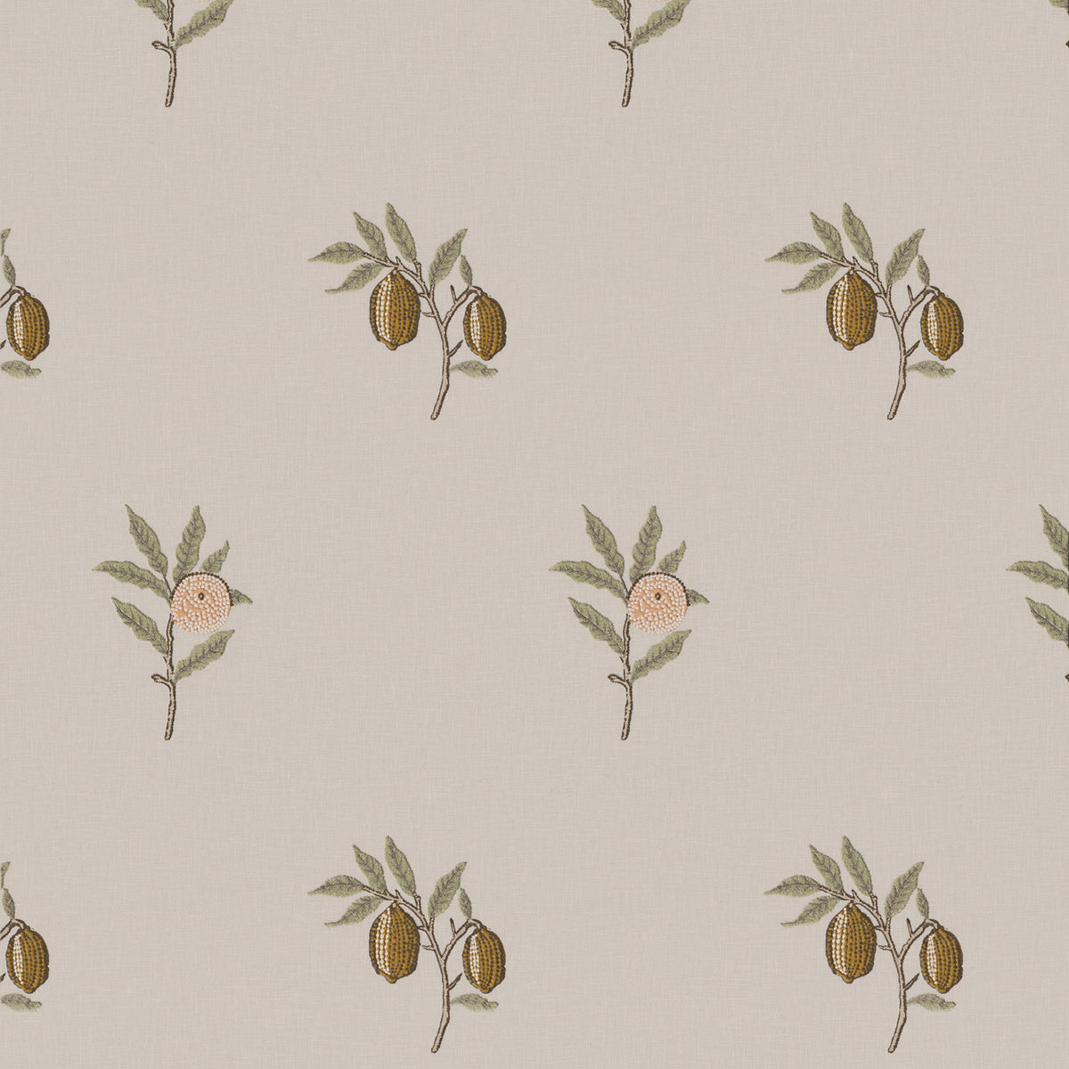 William Morris Fruit Embroidery Made To Measure Roman Blind Sage