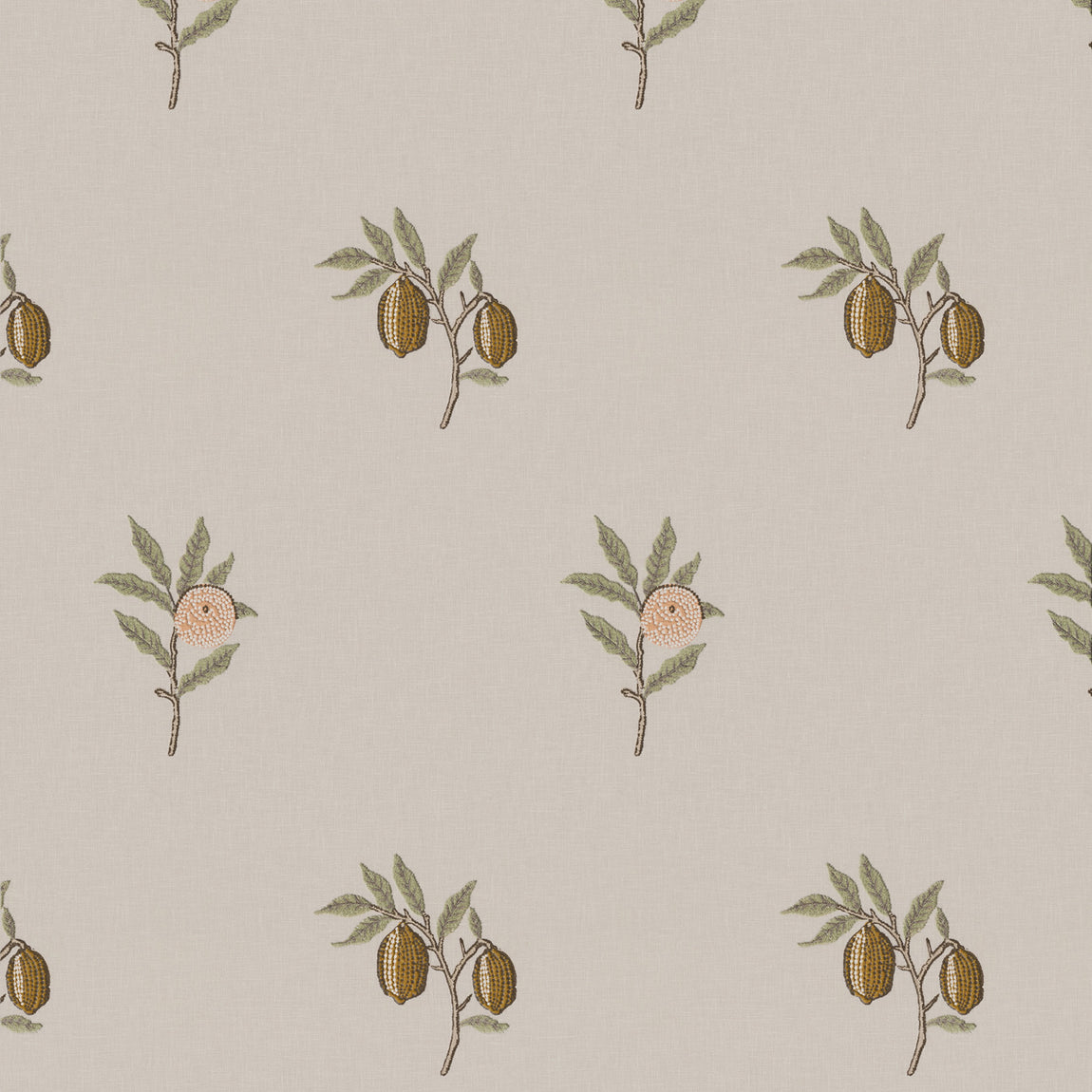 William Morris Fruit Embroidery Made To Measure Roman Blind Sage