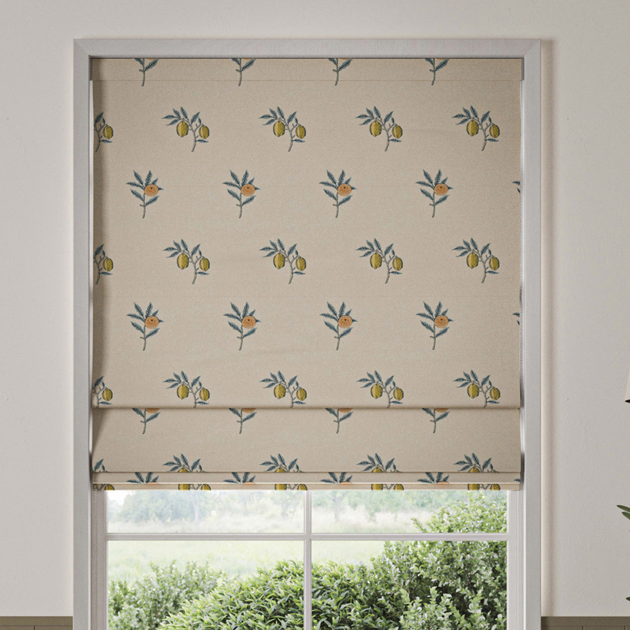 William Morris Fruit Embroidery Made To Measure Roman Blind River
