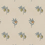 William Morris Fruit Embroidery Made To Measure Roman Blind River Sample Image
