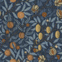 William Morris Fruit Velvet Made To Measure Roman Blind Midnight Sample Image