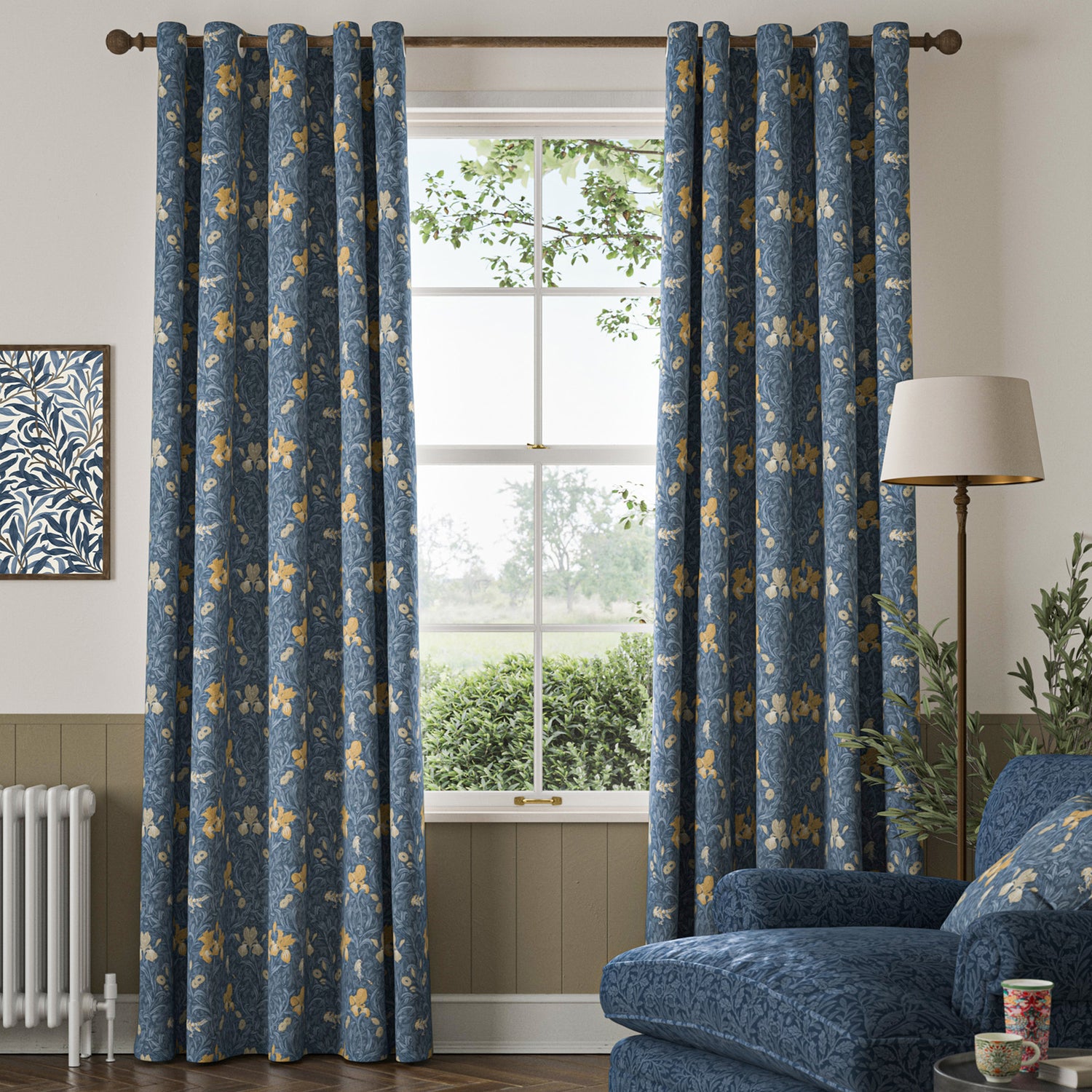 William Morris Iris Made To Measure Roman Blind River