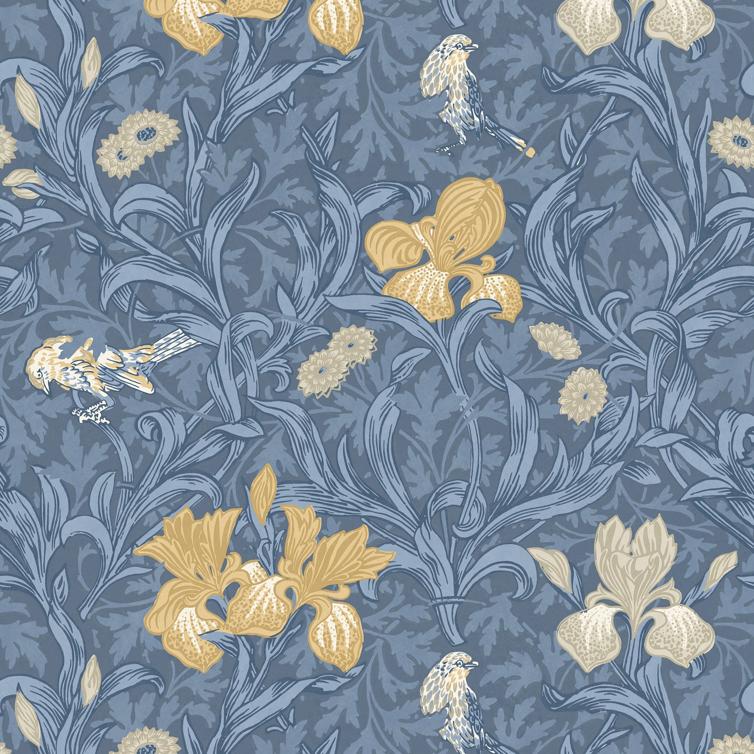 William Morris Iris Made To Measure Roman Blind River